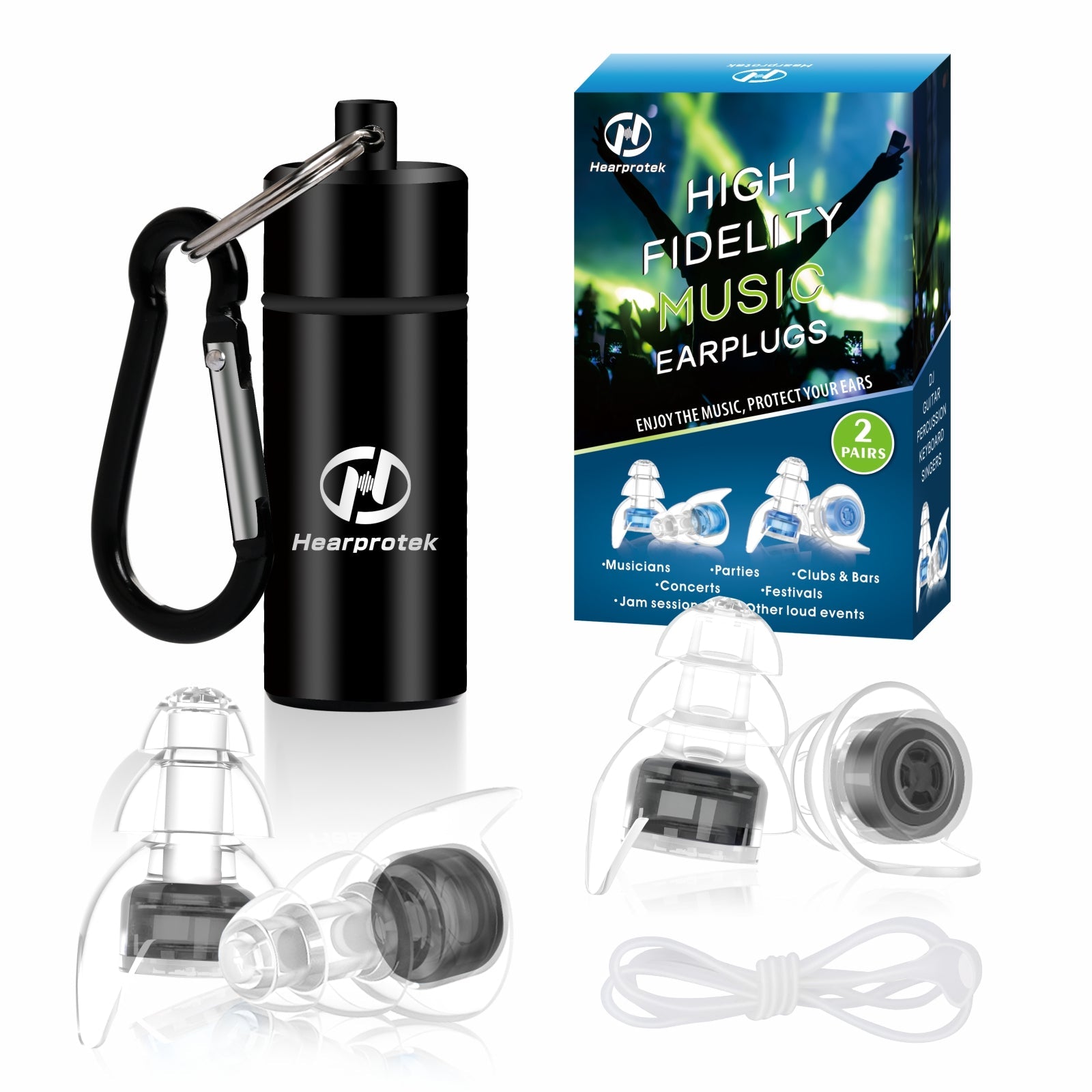 High Fidelity Concert Music Ear Plugs – hearprotek