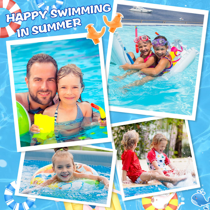 Happy swimming in summer 