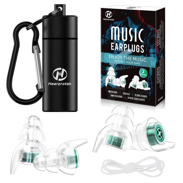 Noise Reduction Concert Ear Plugs (Green)