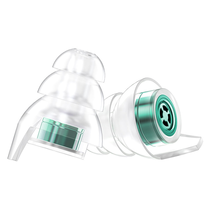High Fidelity 23db Noise Reduction Concert Ear Plugs (Green)