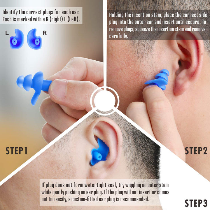 steps to use earplugs